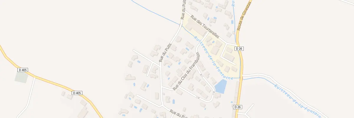 Plan du 44 Rue du Puits à Ventenac-en-Minervois