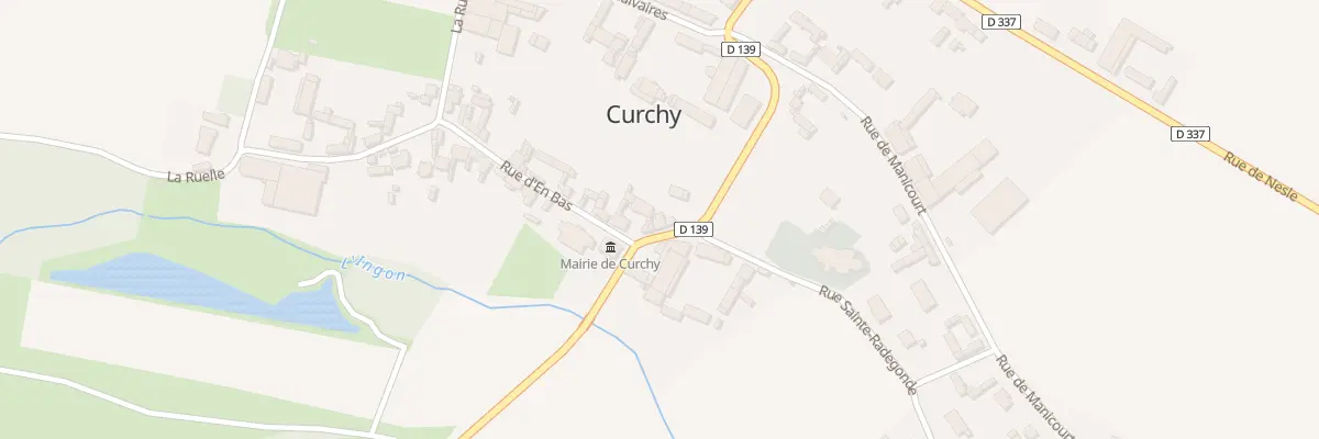 Plan du 3 Rue de la Mairie à Curchy