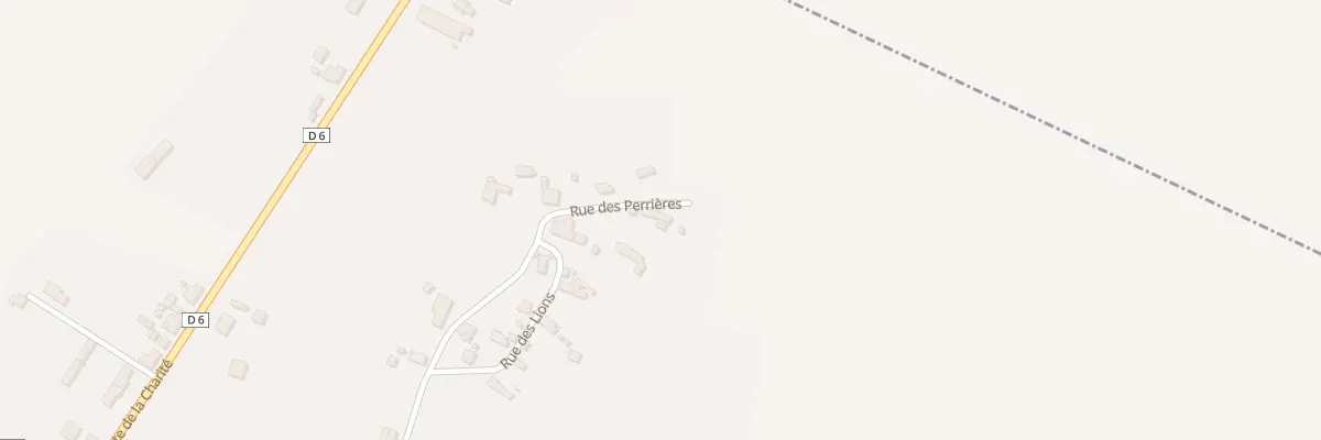 Plan du 8 Rue des Perrières à Chassy