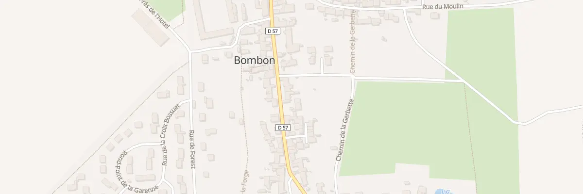 Plan du 36 Rue Grande à Bombon