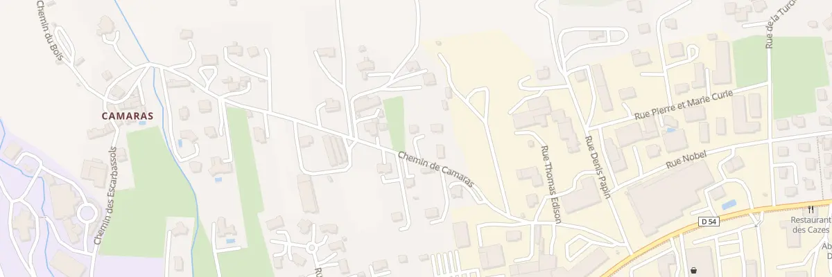Plan du 300 Che de Camaras à Saint-Affrique