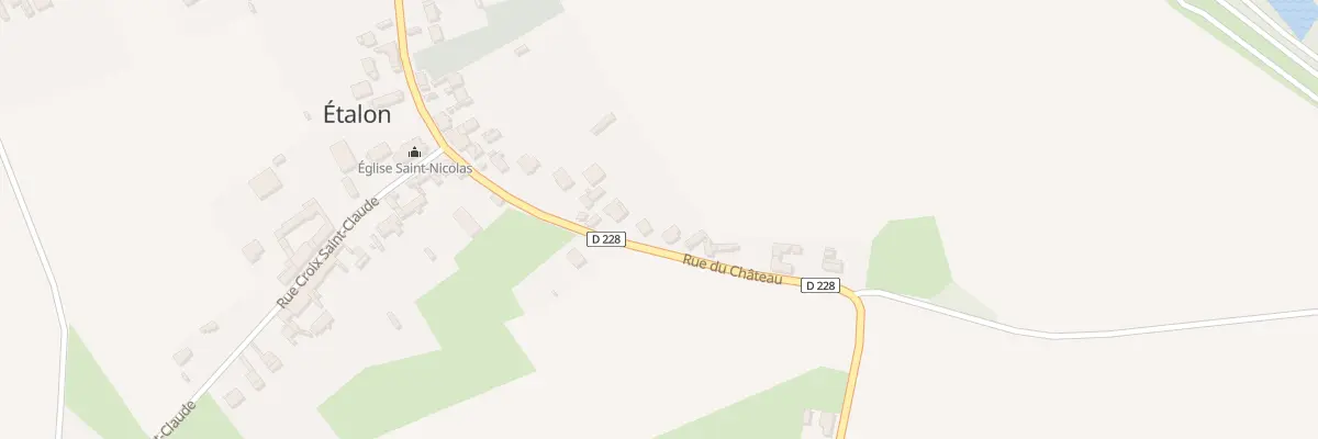 Plan du 15 Rue du Château à Étalon
