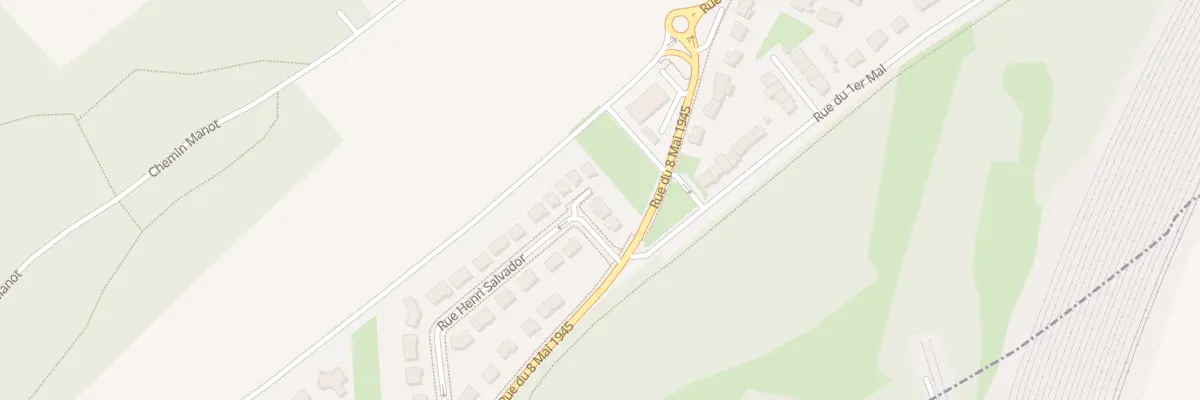 Plan du 6 Rue Henri Salvador à Vendin-le-Vieil