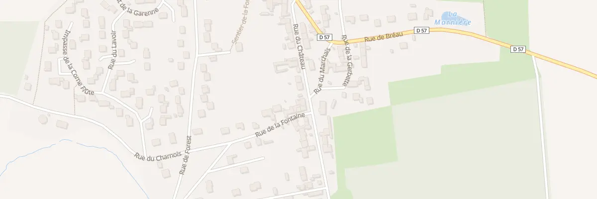 Plan du 16 Rue du Château à Bombon