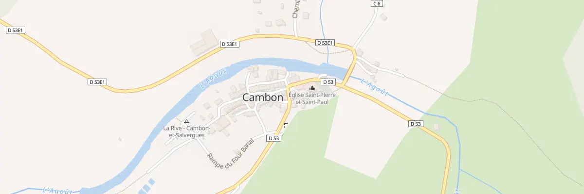 Plan du 5099 Le Village à Cambon-et-Salvergues