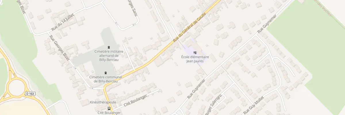 Plan du 32 Rue du Général de Gaulle à Billy-Berclau