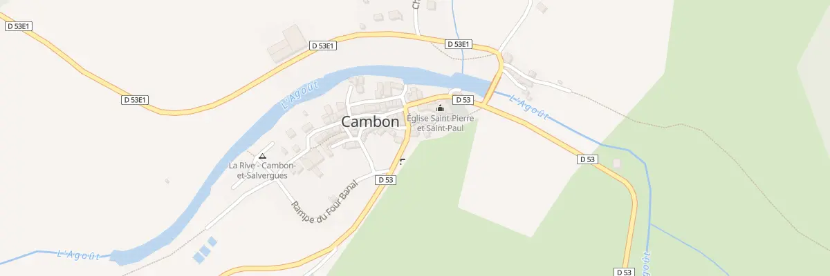 Plan du 3 Rte de Fontfroide à Cambon-et-Salvergues