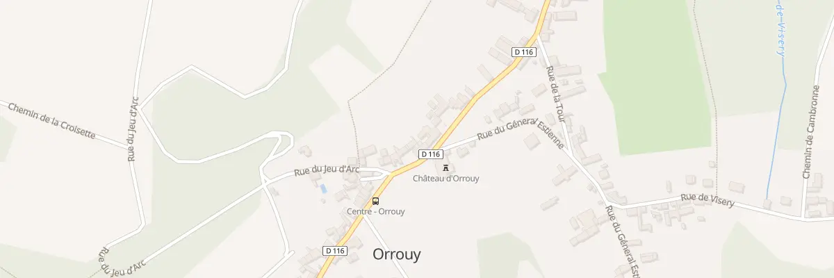 Plan du 5 Rue de la Forêt à Orrouy