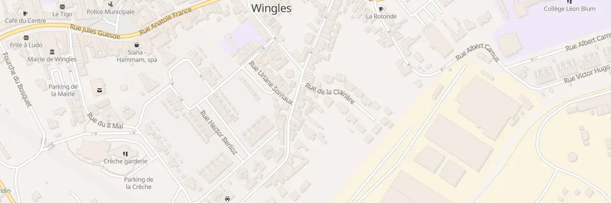 Plan du 43 Rue Etienne Dolet à Wingles