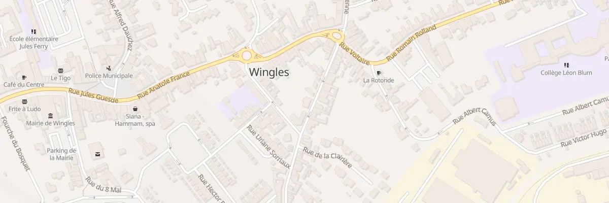 Plan du 14 Rue Etienne Dolet à Wingles