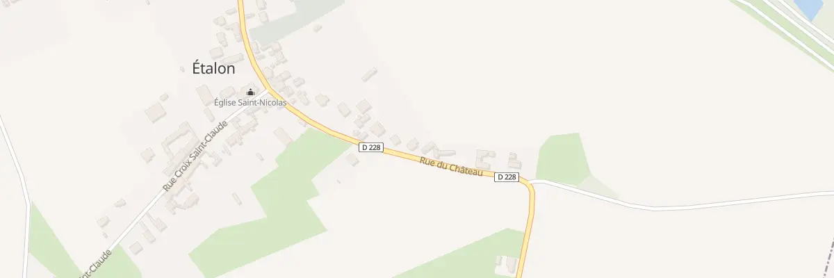 Plan du 17 Rue du Château à Étalon