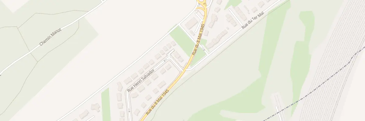 Plan du 2 Rue Henri Salvador à Vendin-le-Vieil