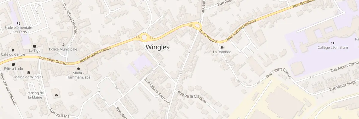 Plan du 14B Rue Etienne Dolet à Wingles