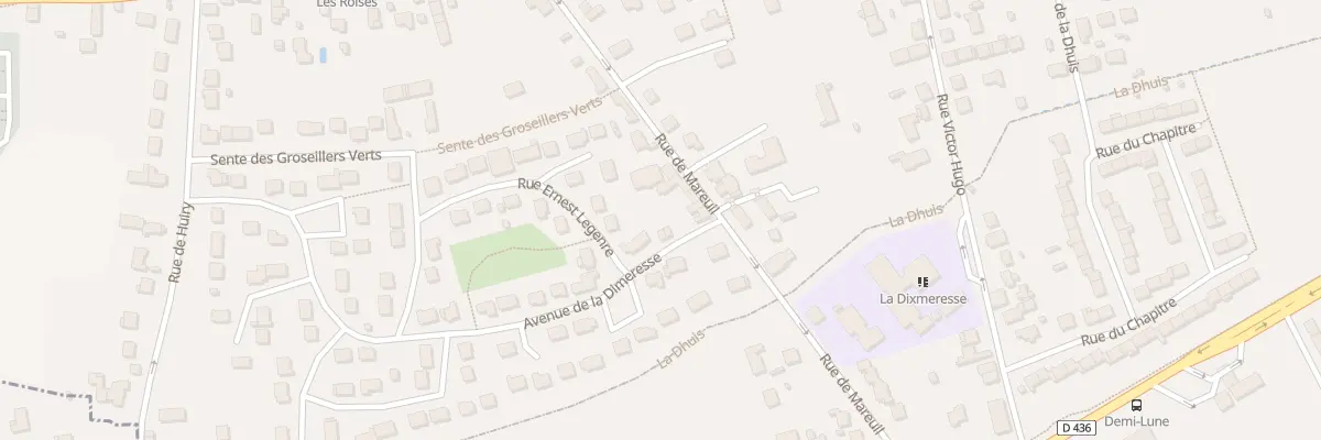 Plan du 25 Rue de Mareuil à Quincy-Voisins