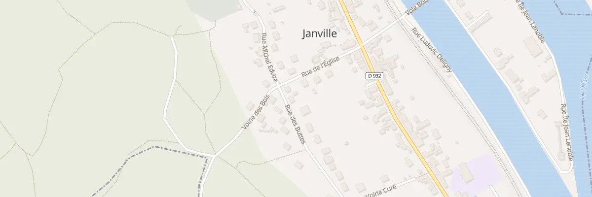 Plan du 2 Rue des Buttes à Janville