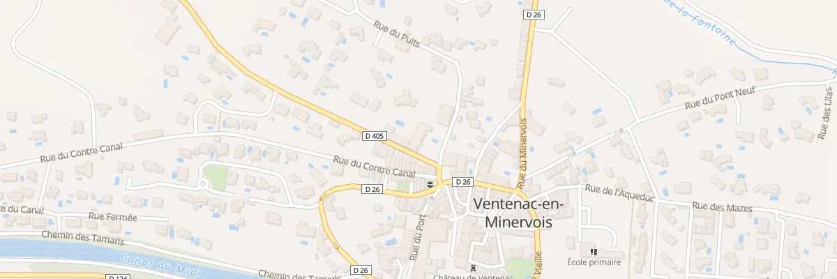 Plan du 1 Rue du Puits à Ventenac-en-Minervois