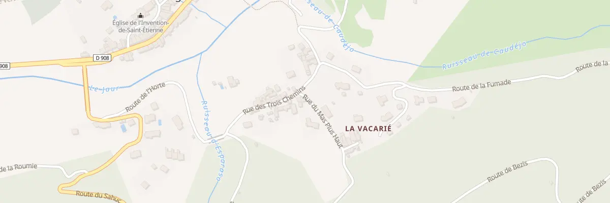 Plan du 5087 La Vacarié à Saint-Étienne-d’Albagnan