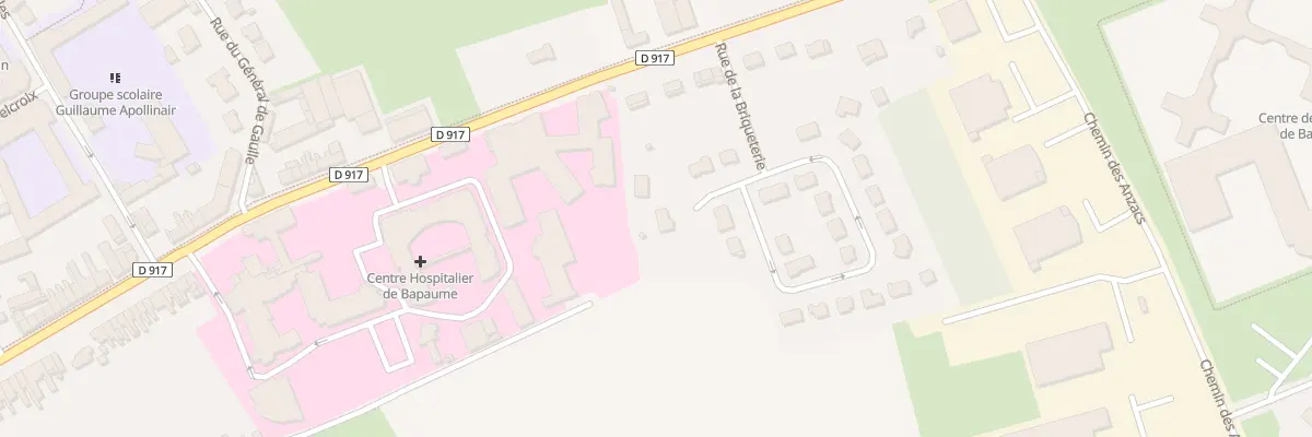 Plan du 31 Rue de la Briqueterie à Bapaume
