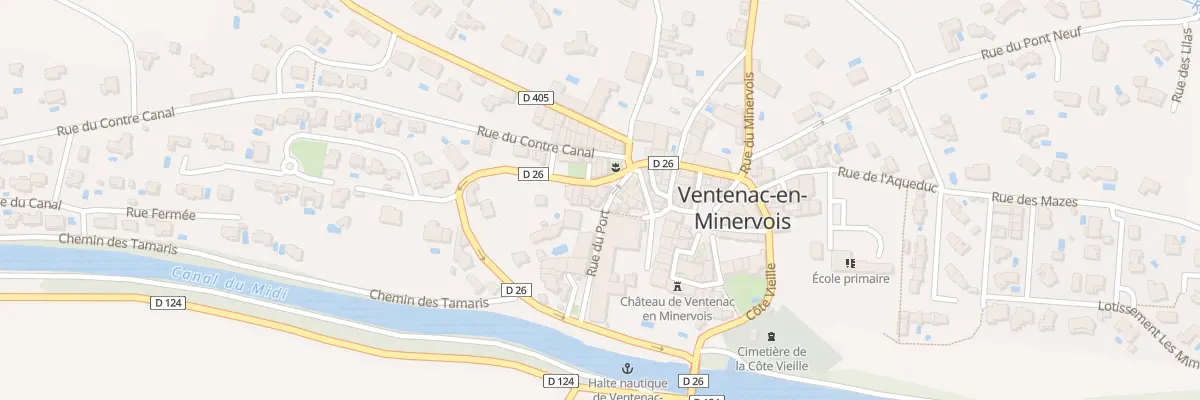 Plan du 2 Rue du Couchant à Ventenac-en-Minervois