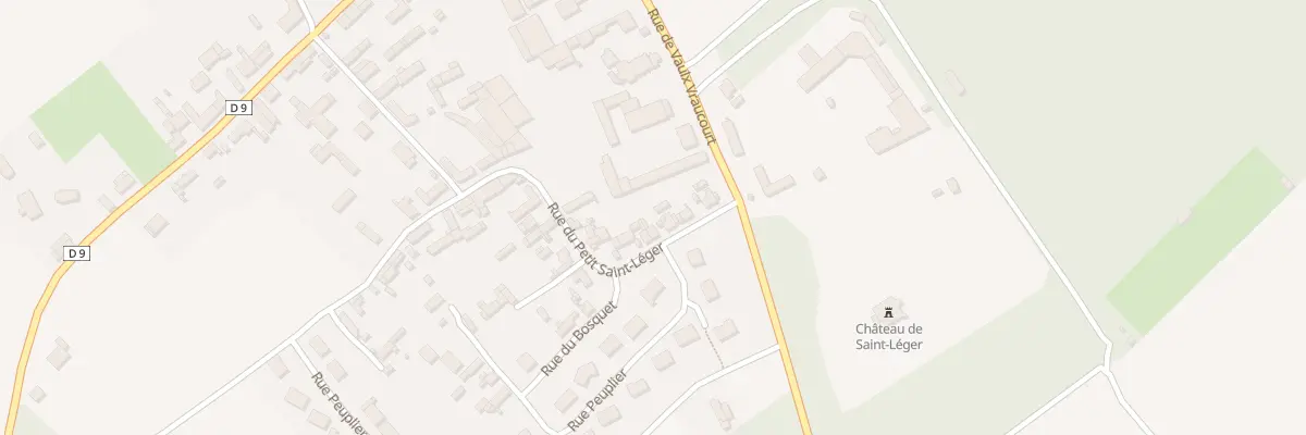 Plan du 8 Rue du Petit St Leger à Saint-Léger
