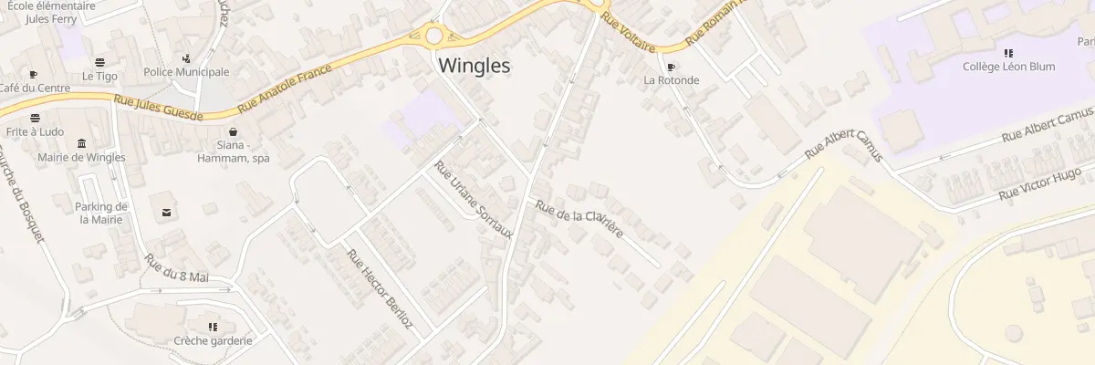 Plan du 33 Rue Etienne Dolet à Wingles