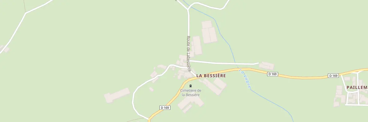 Plan du 5428 La Bessiere à Murat-sur-Vèbre