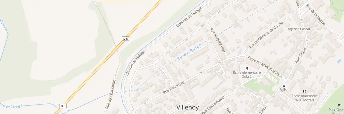 Plan du 33 Rue de l’Arquebuse à Villenoy