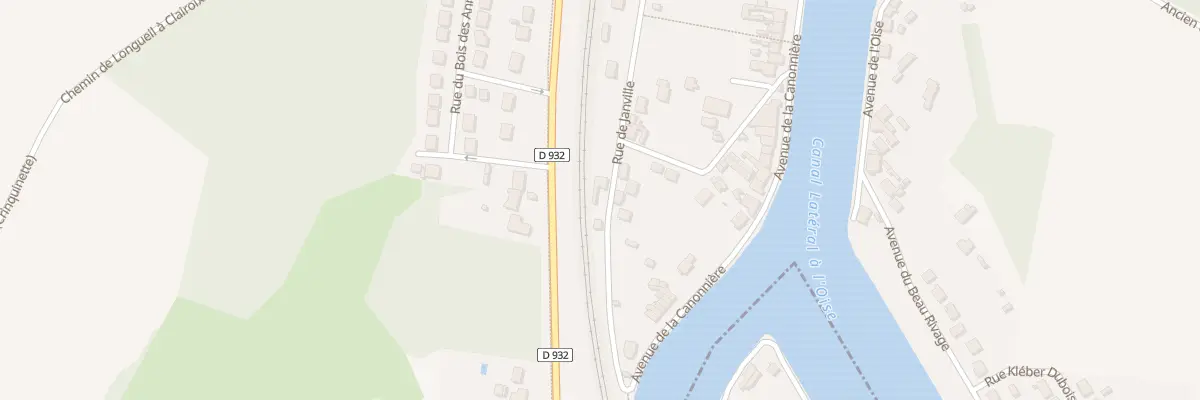 Plan du 1 Rue de Janville à Longueil-Annel