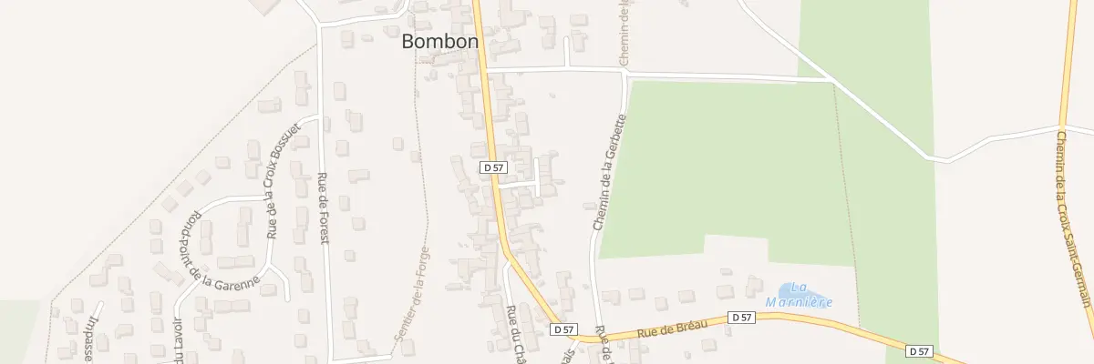 Plan du 18 Rue Grande à Bombon