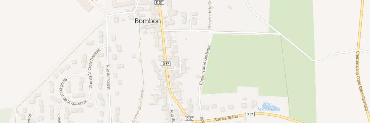Plan du 24 Rue Grande à Bombon