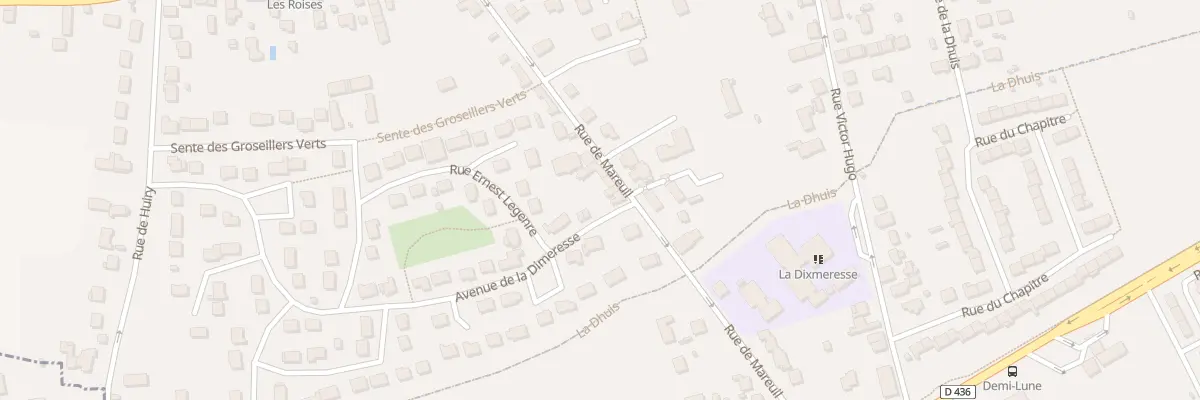 Plan du 23 Rue de Mareuil à Quincy-Voisins