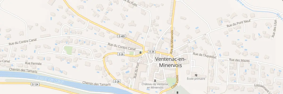 Plan du 1 Rte de Sainte-valière à Ventenac-en-Minervois