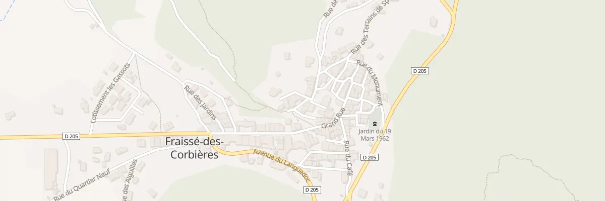 Plan du 1 Imp des Portes Rouges à Fraissé-des-Corbières
