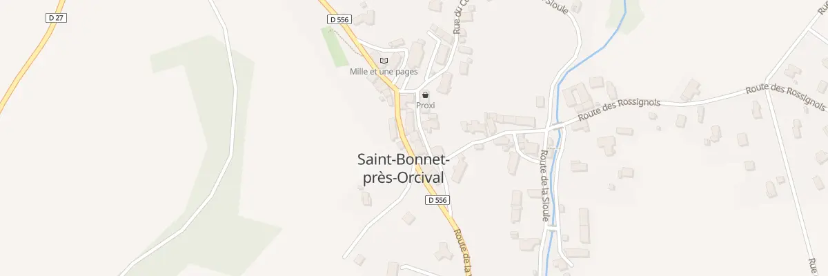 Plan du 5050 Bourg de St Bonnet à Saint-Bonnet-près-Orcival