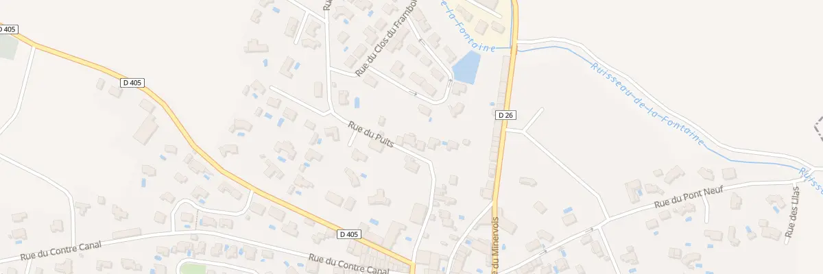 Plan du 26 Rue du Puits à Ventenac-en-Minervois