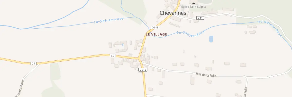 Plan du 6 Rue de la Forge à Chevannes