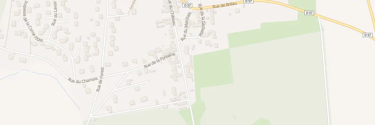 Plan du 7 Rue du Château à Bombon
