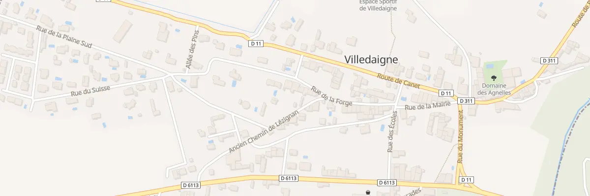 Plan du 17 Rue de la Forge à Villedaigne