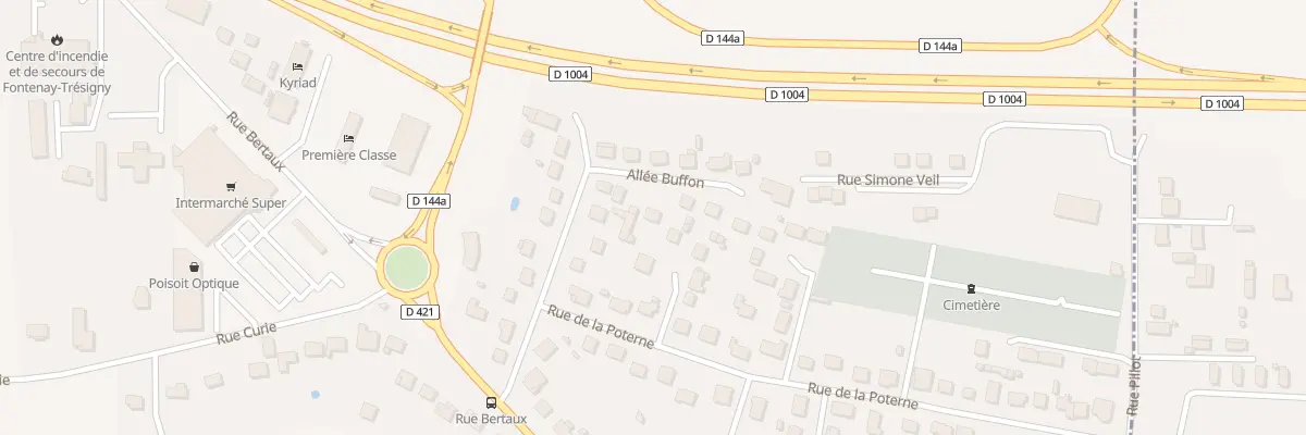 Plan du 4 All Buffon à Fontenay-Trésigny