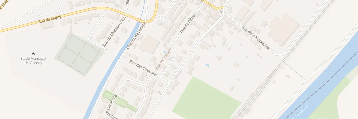 Plan du 20 Rue des Closeaux à Villenoy