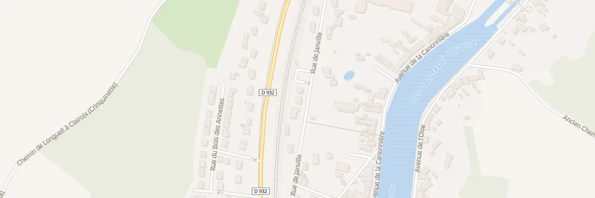 Plan du 575 Rue de Janville à Longueil-Annel