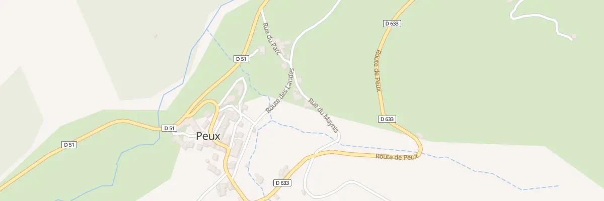 Plan du 5090 Peux à Peux-et-Couffouleux