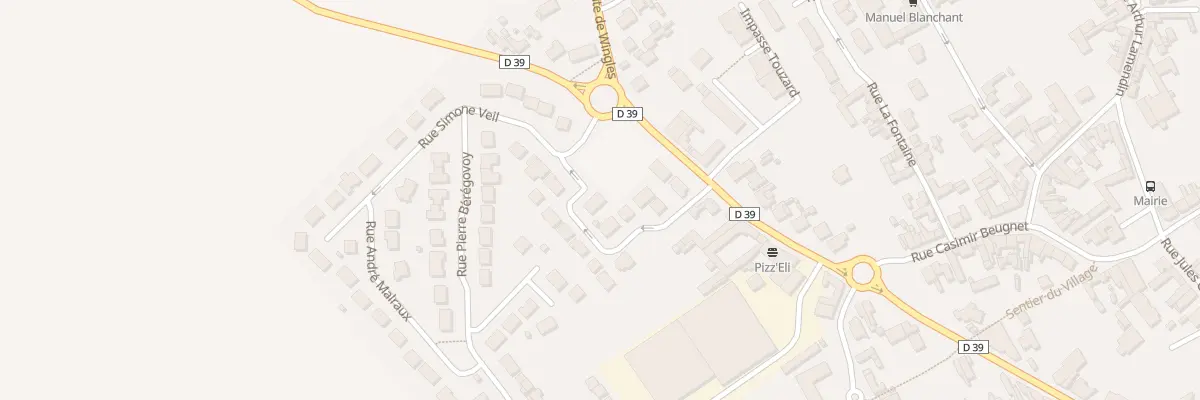 Plan du 9 Rue Abbé Pierre à Vendin-le-Vieil