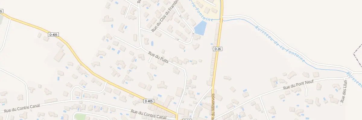 Plan du 24 Rue du Puits à Ventenac-en-Minervois