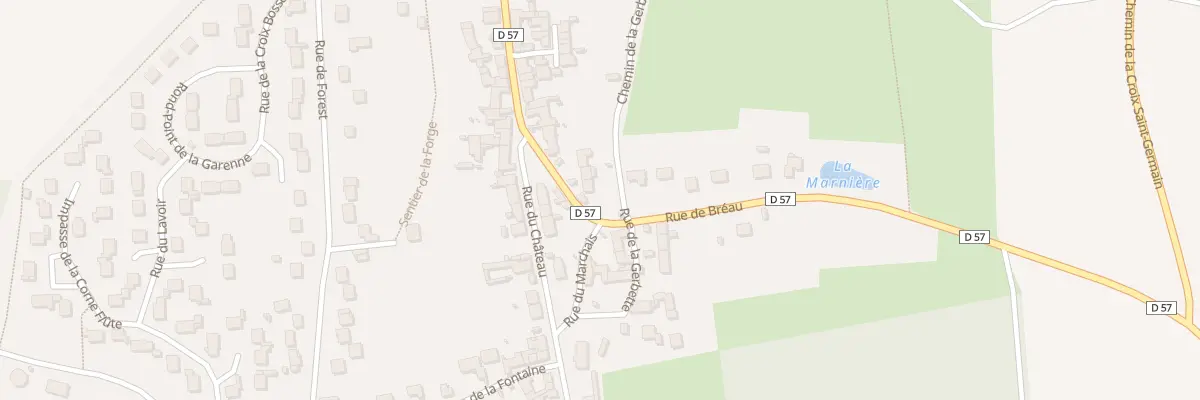 Plan du 8 Rue de Bréau à Bombon