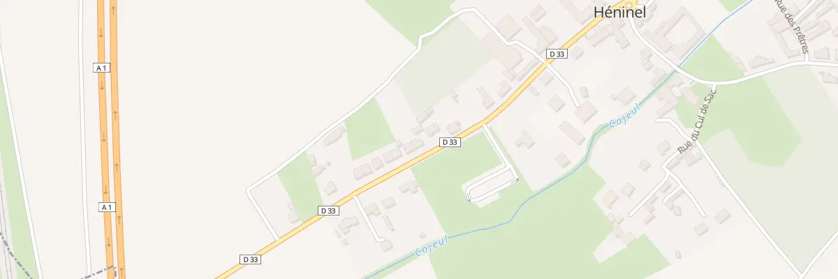 Plan du 15 Rue Saint Martin à Héninel