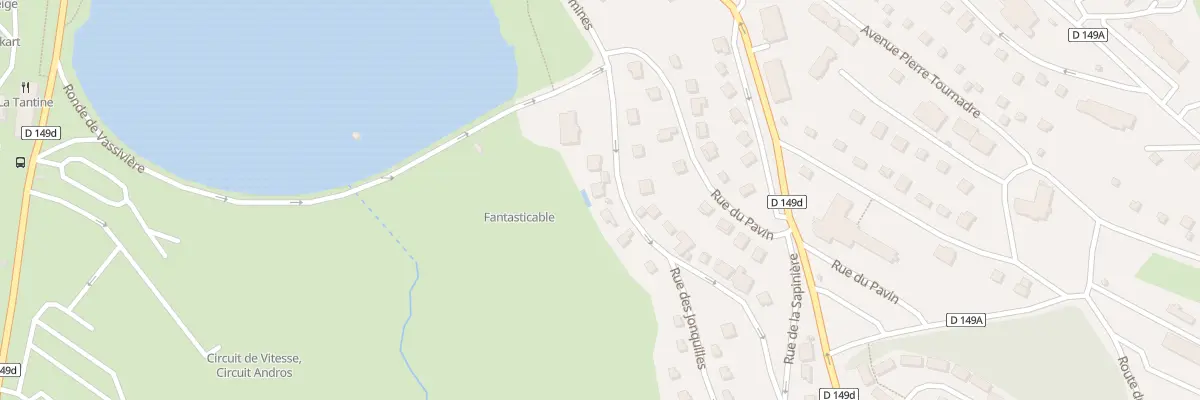 Plan du 8 Rte du Lac à Besse-et-Saint-Anastaise
