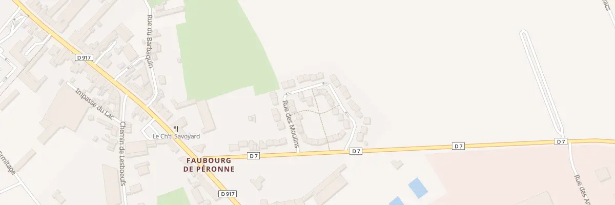 Plan du 1 Rue du Gen Boisseux à Bapaume