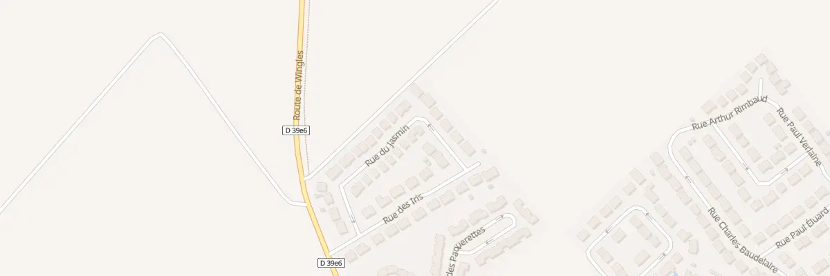 Plan du 8 Rue du Jasmin à Vendin-le-Vieil