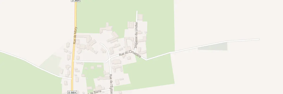 Plan du 2 Imp du Lindier à Favreuil